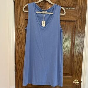 Z Supply Sky Blue V-Neck Tank Top